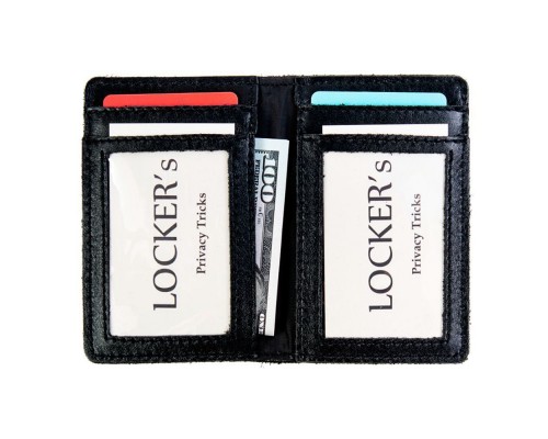 Rfid обложка для ID паспорта и карт LOCKER's ID Black