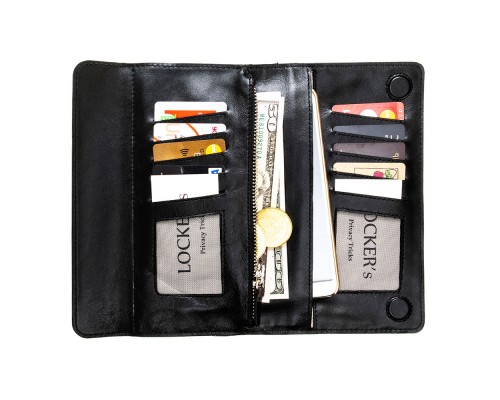 Экранирующий клатч параноика для смартфона и карт LOCKER's Phone Purse Black