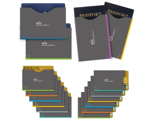Комплект RFID чехлов для карт
