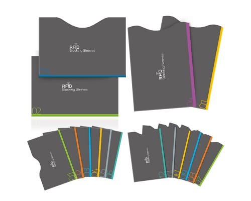 Комплект RFID чехлов для карт